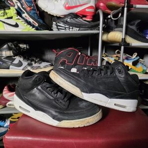 🔥 Nike Air Jordan 3 Retro Cyber Monday Black White Men's Athletic Shoes Size 13